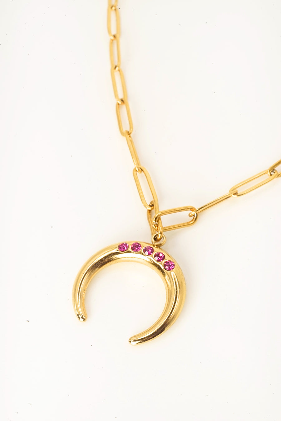 Mira Horn Pendant Necklace