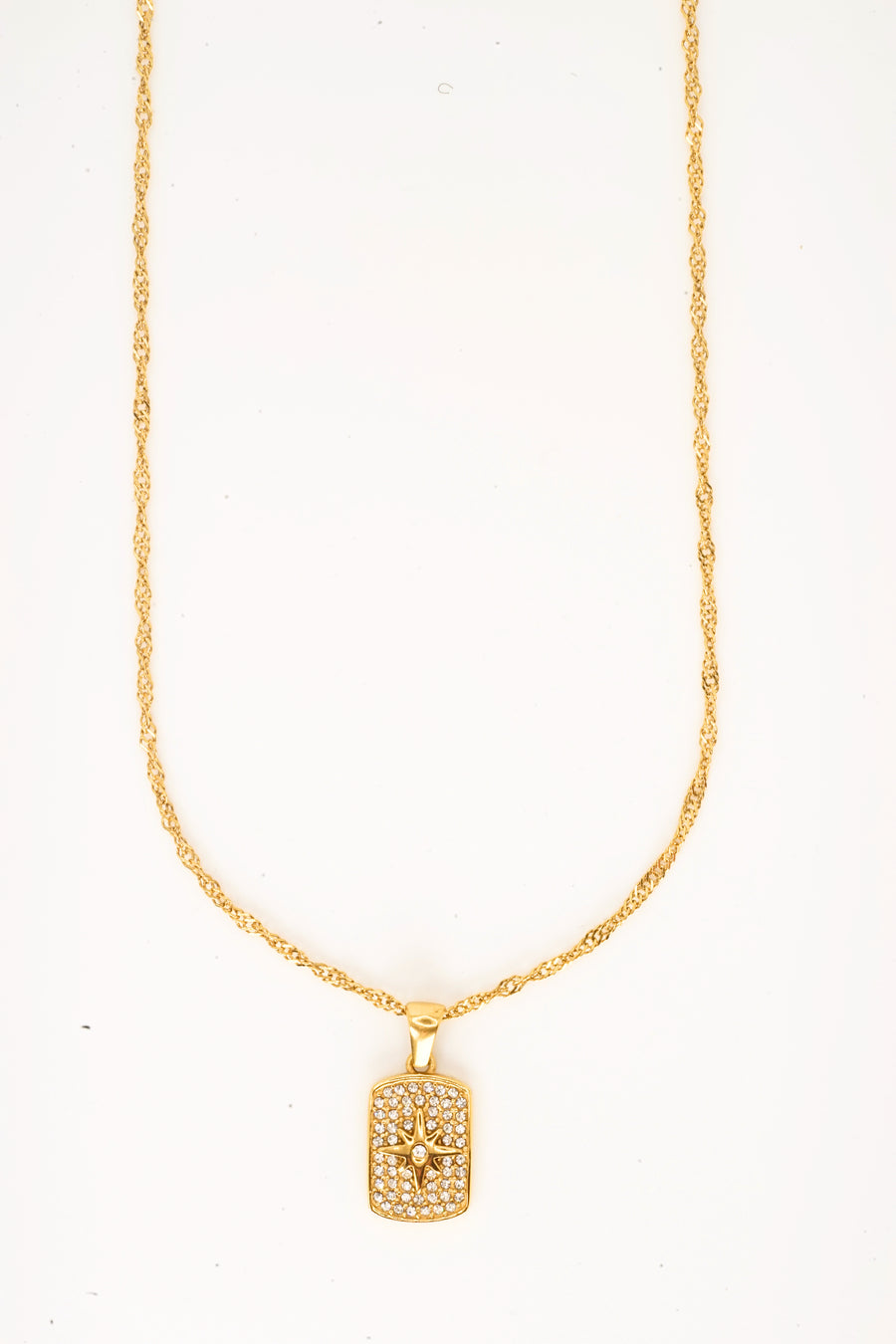 Cleo Pavè Chain Necklace