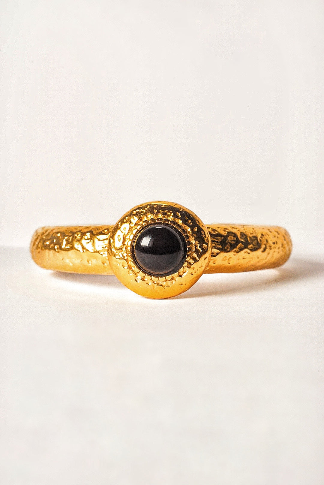 Luna Hammered Bangle