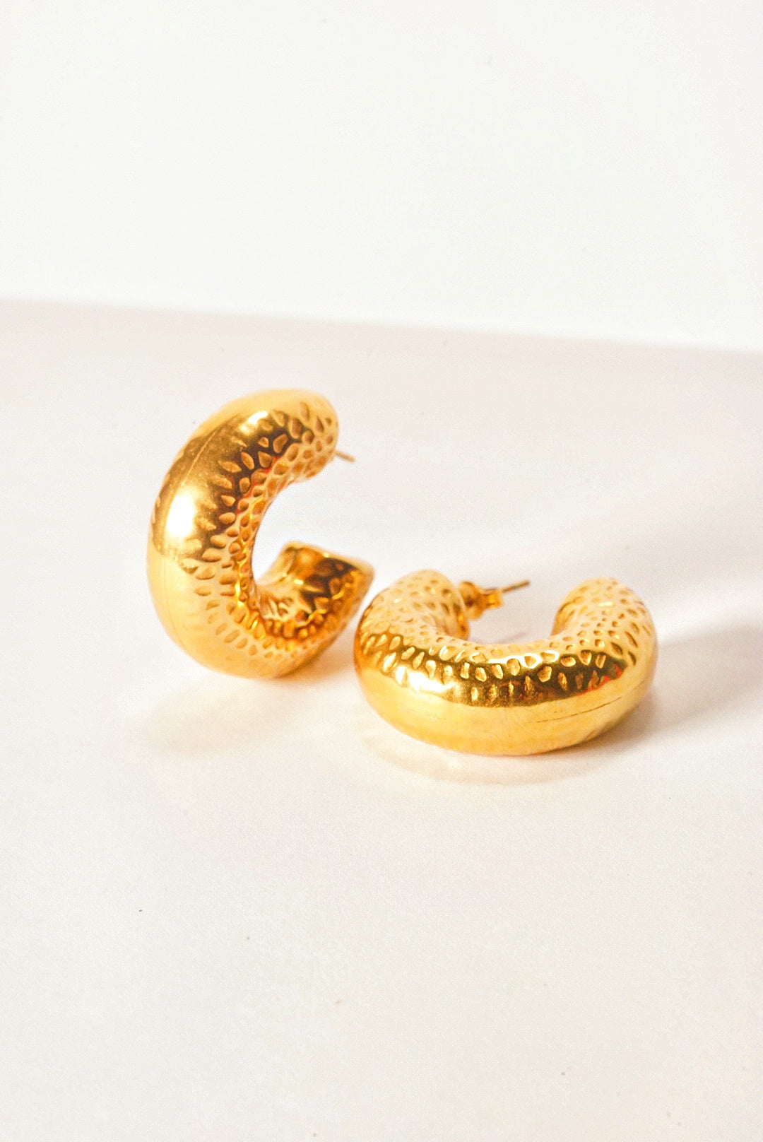 Gianna Chunky Huggie Earrings