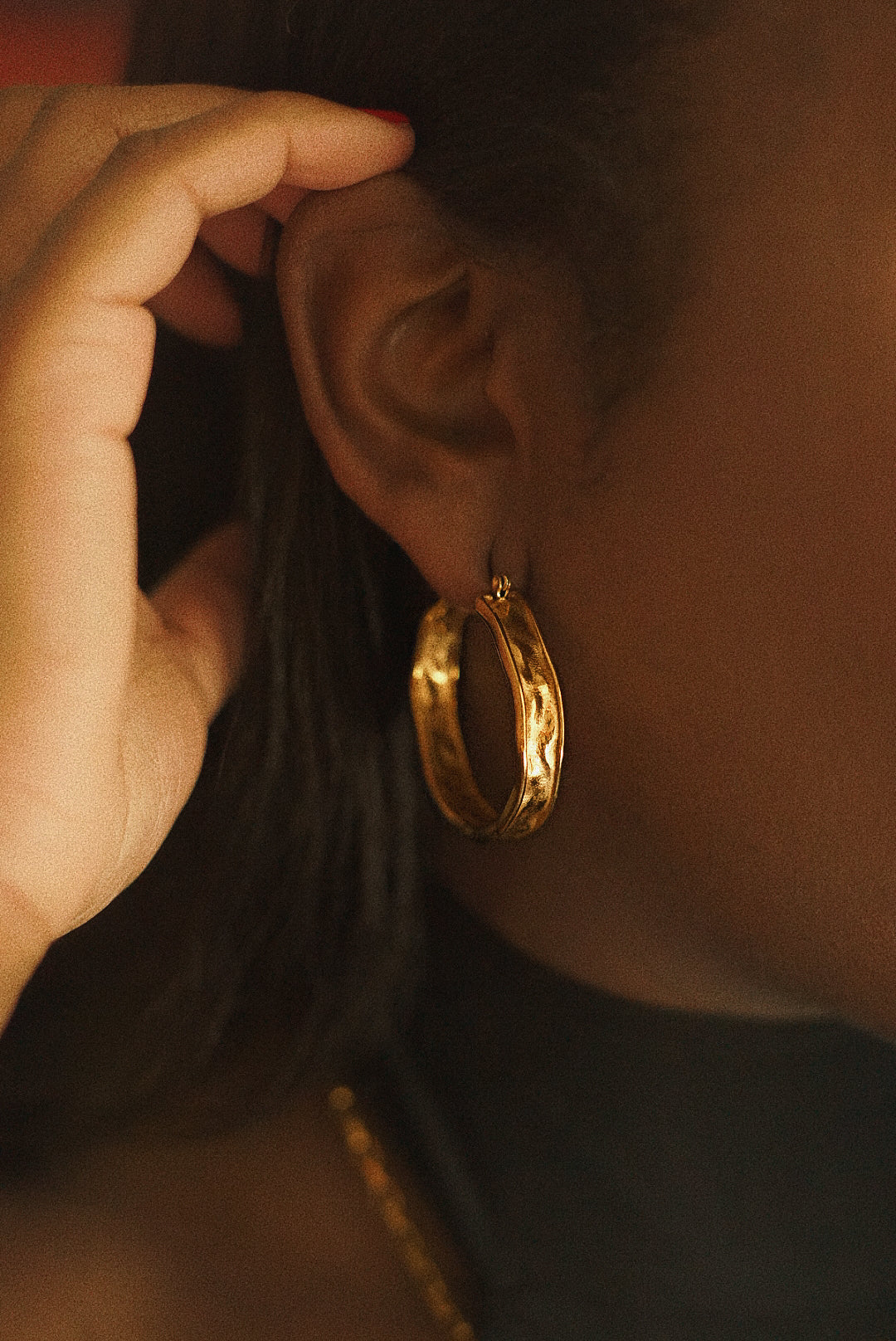 Sienna Chunky Hoop Earrings