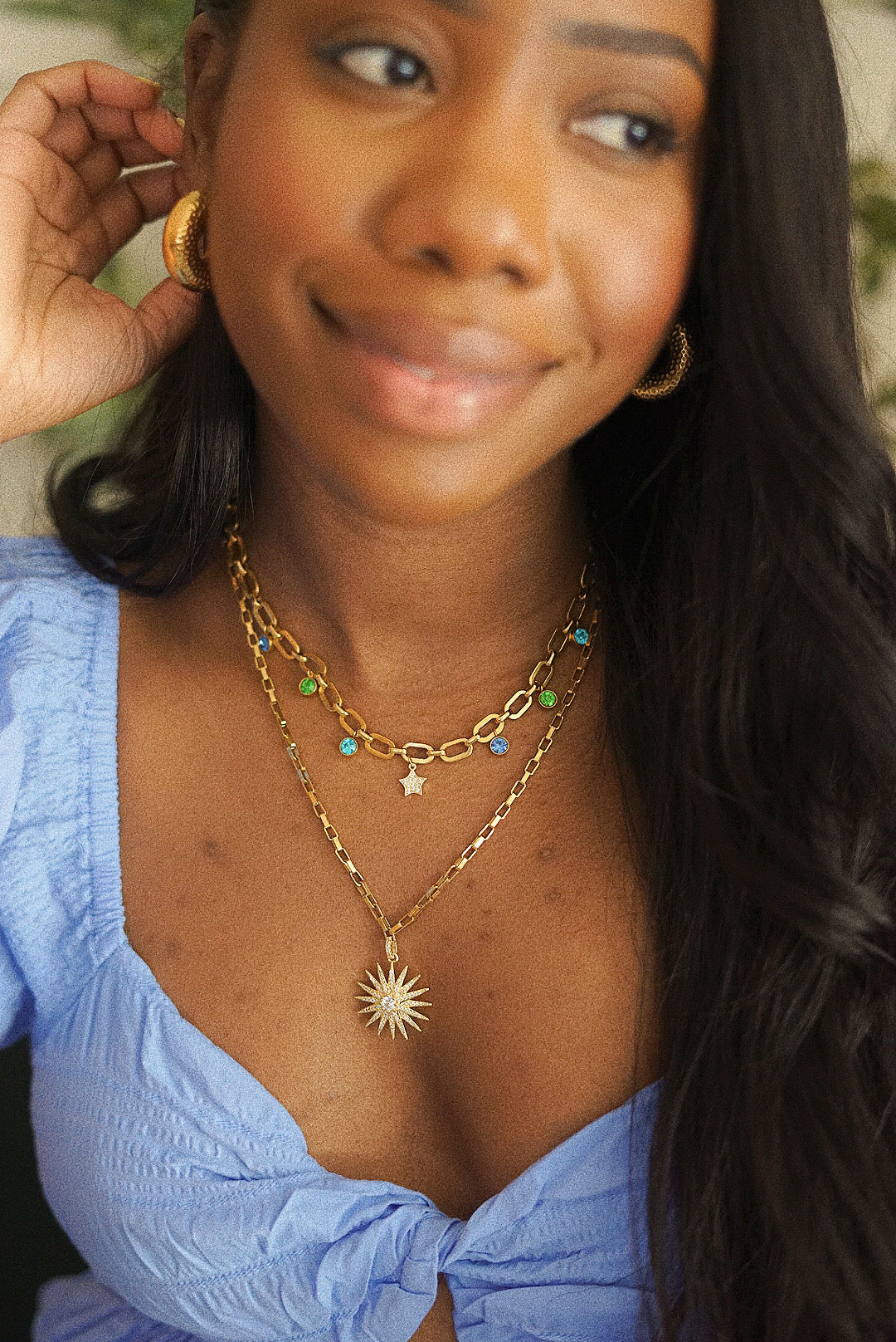 Halle Gemstone Necklace
