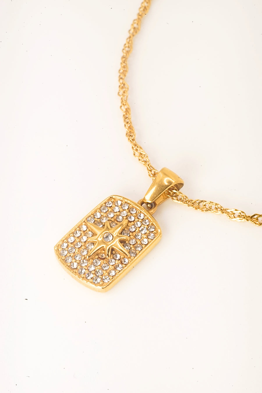 Cleo Pavè Chain Necklace