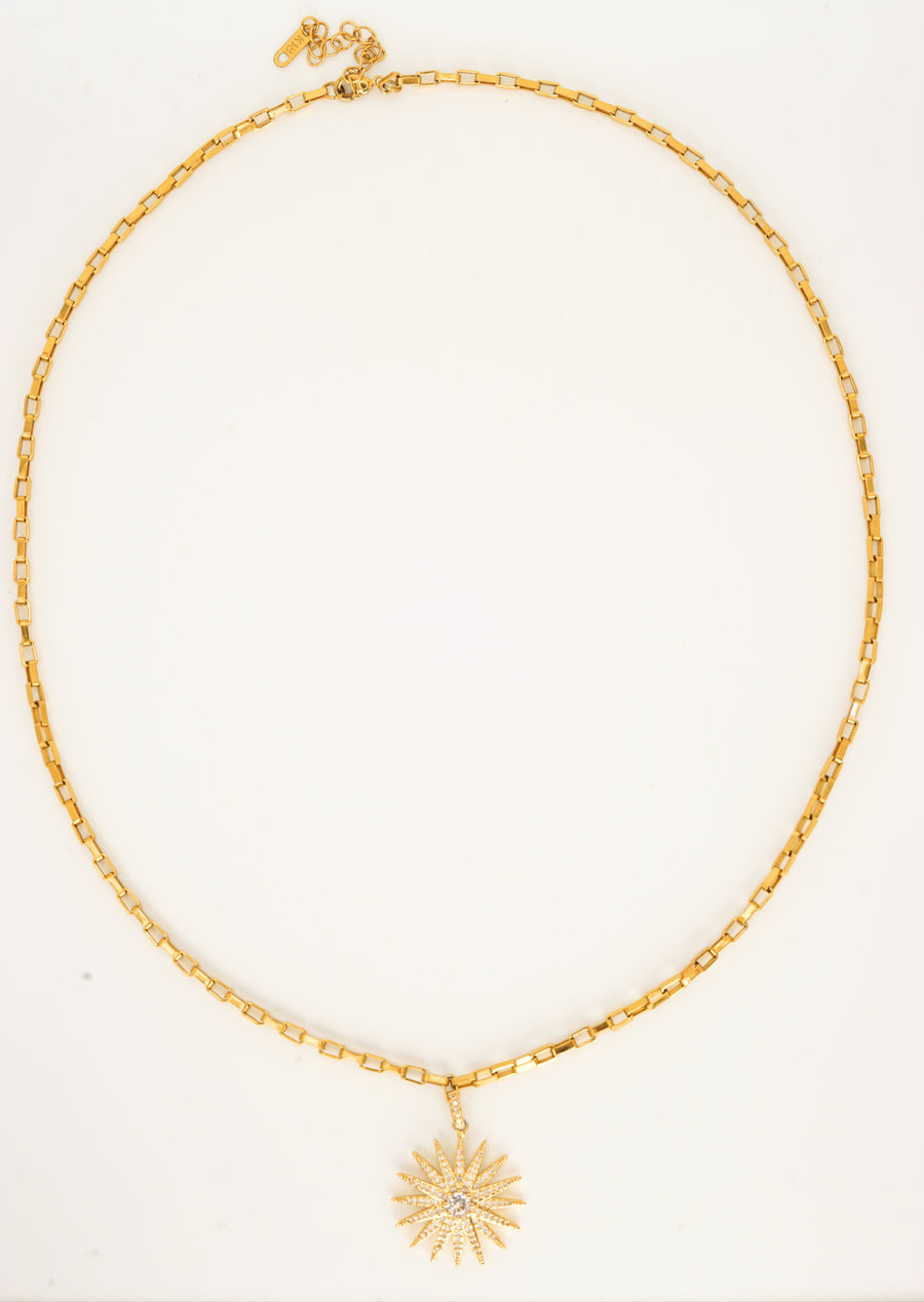 Aria Pavè Star Pendant Necklace