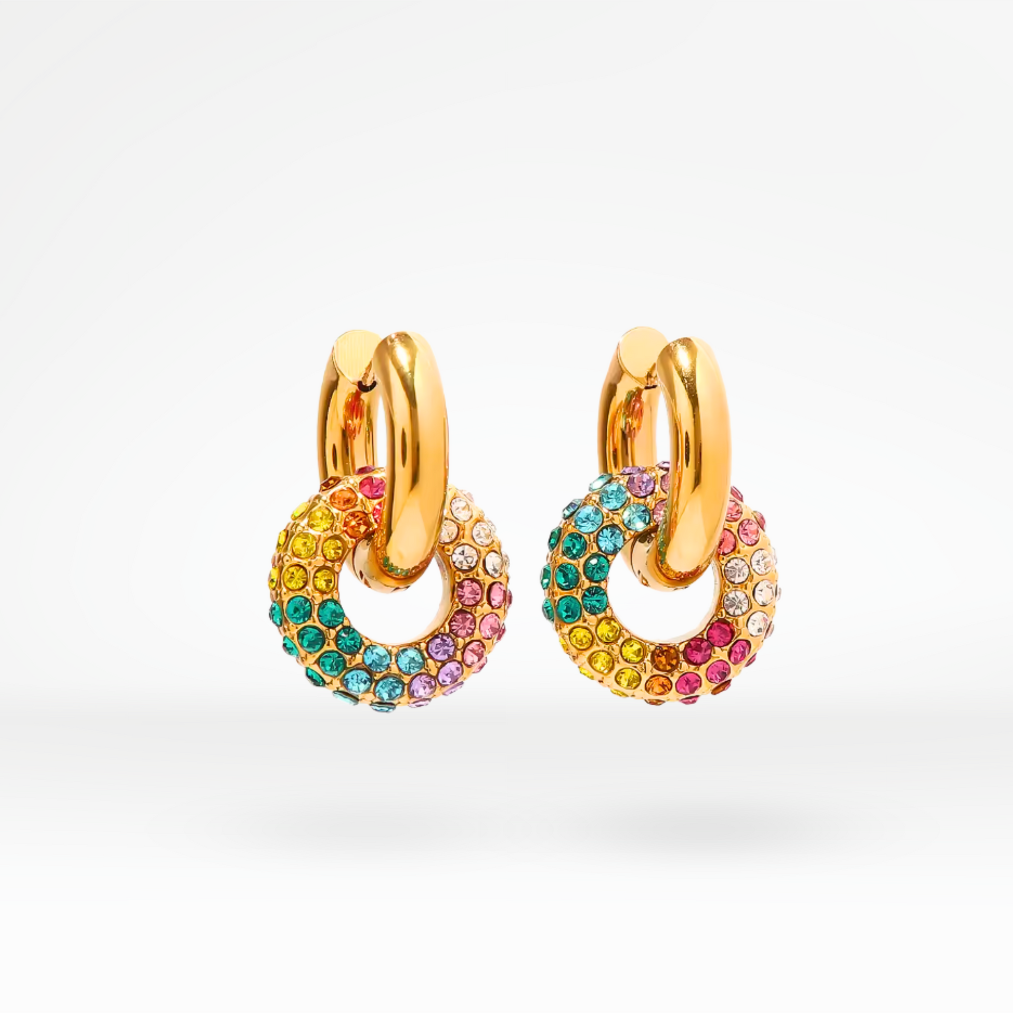 Simone Pavè Mini Hoop Earrings
