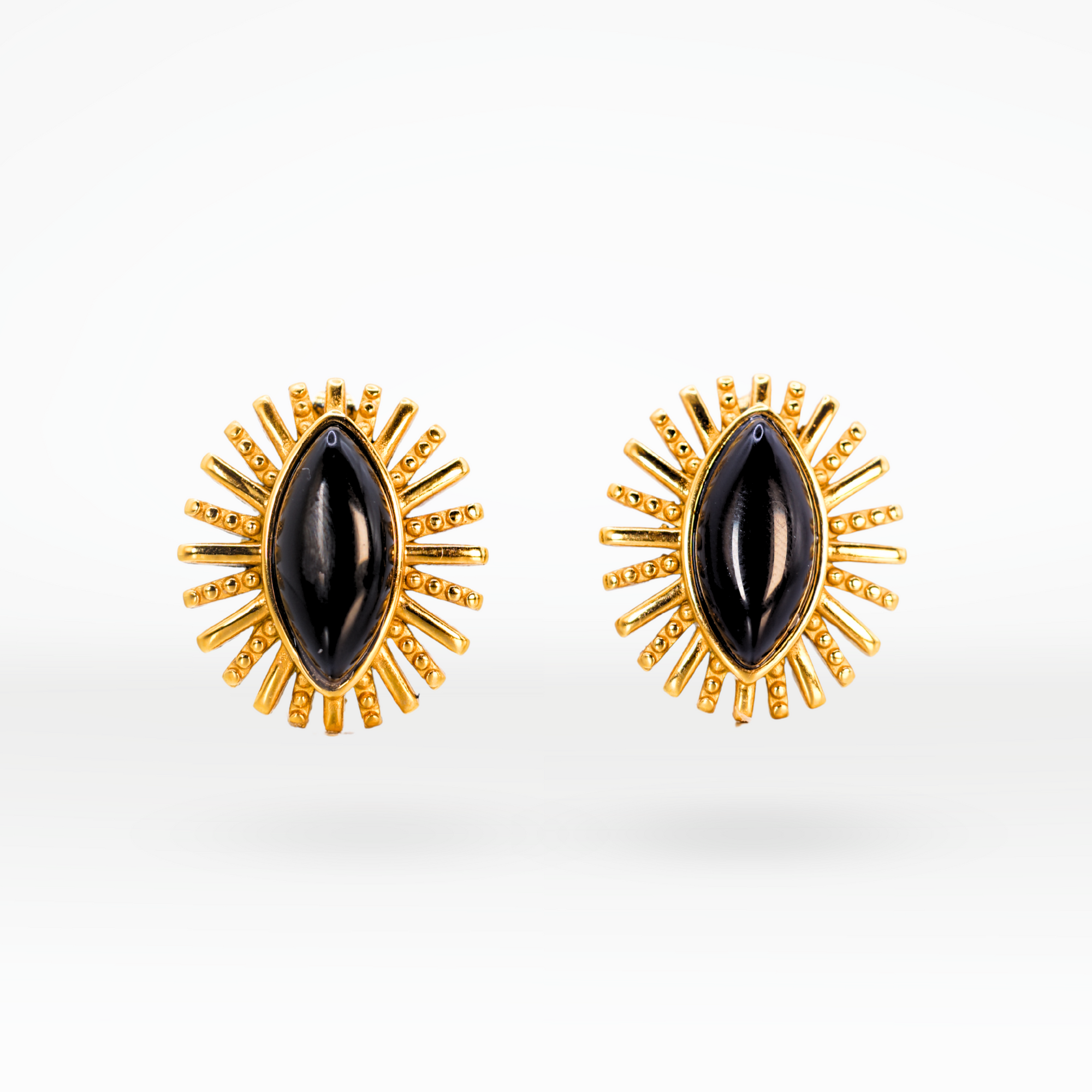 Odessa Deco Stud Earrings