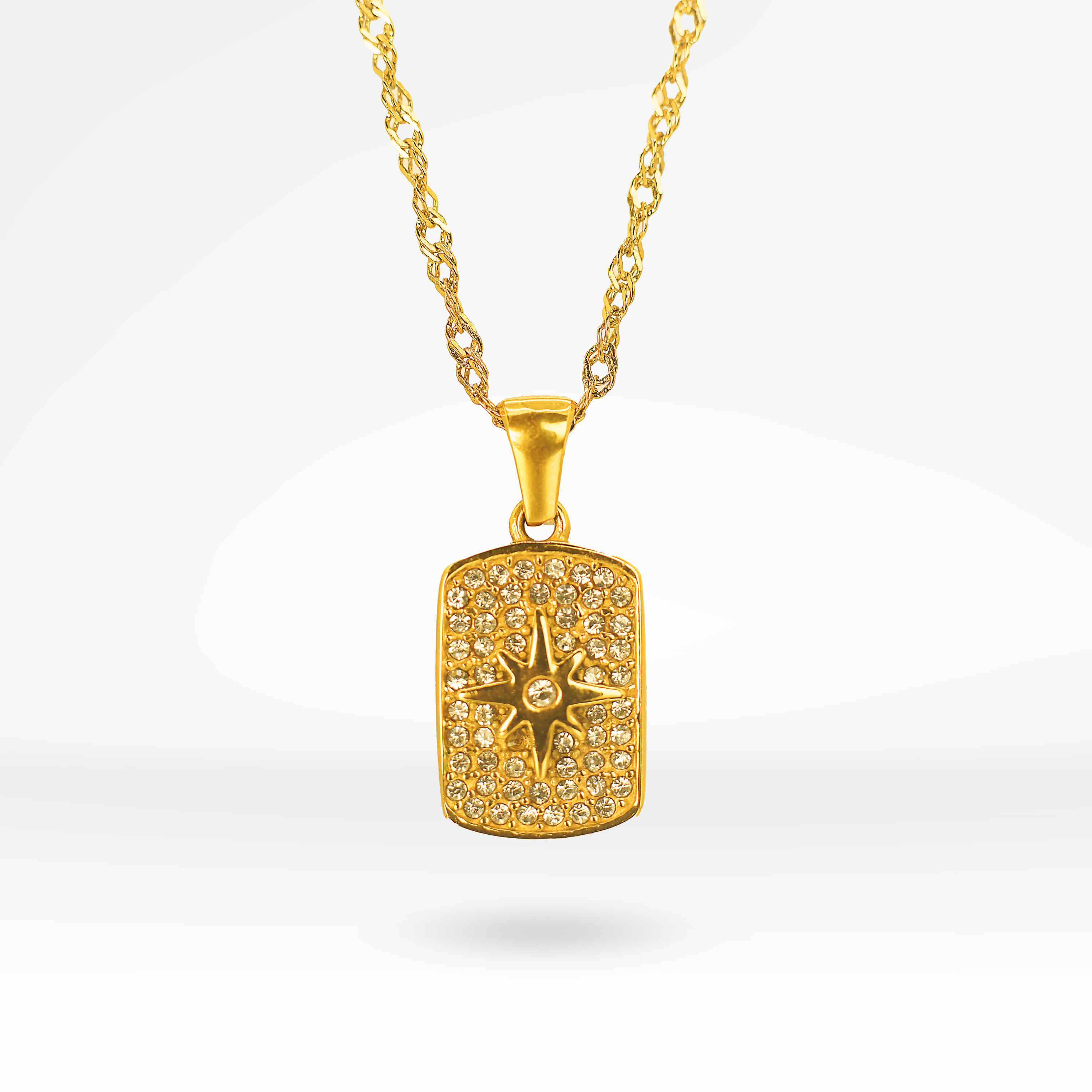 Cleo Pavè Chain Necklace