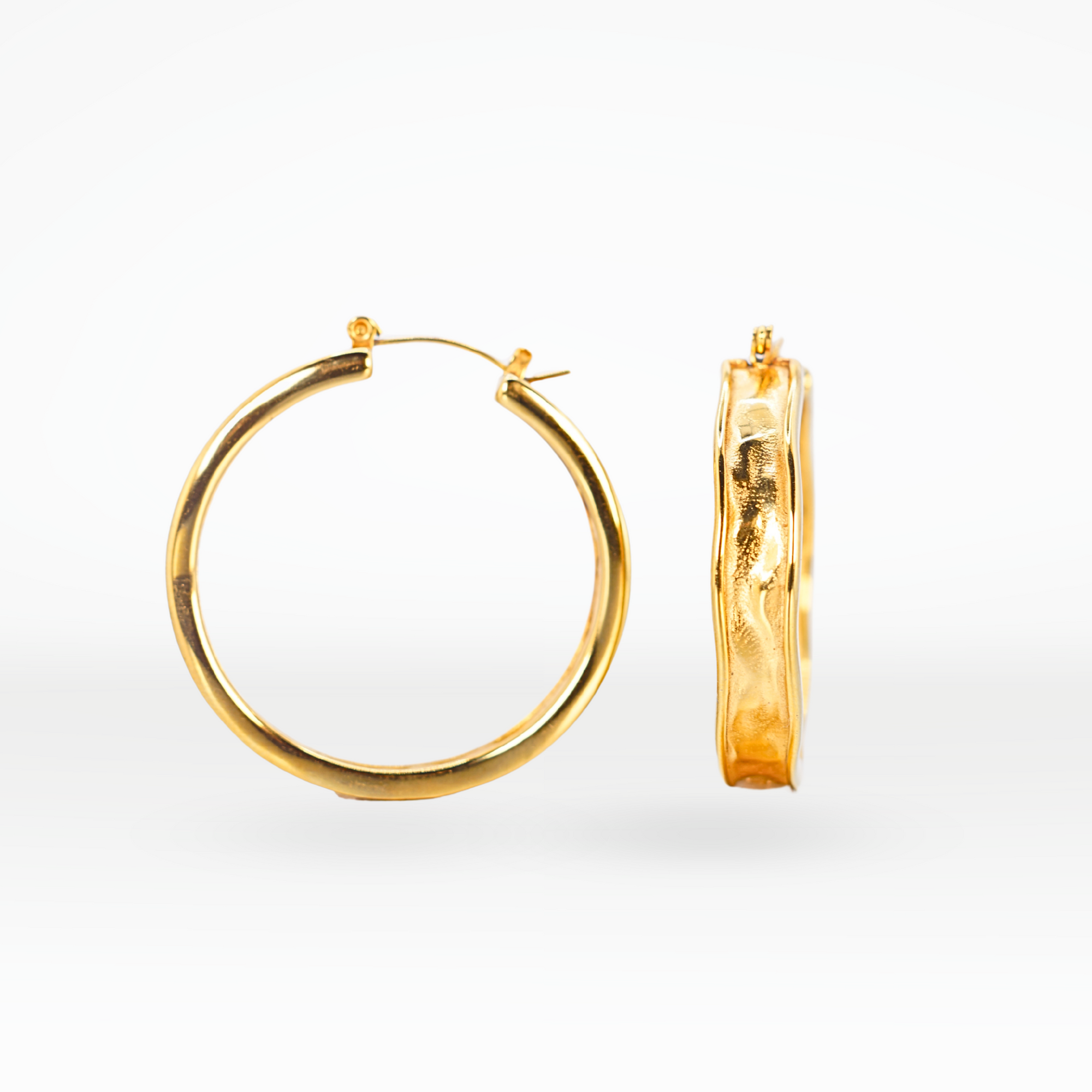 Sienna Chunky Hoop Earrings