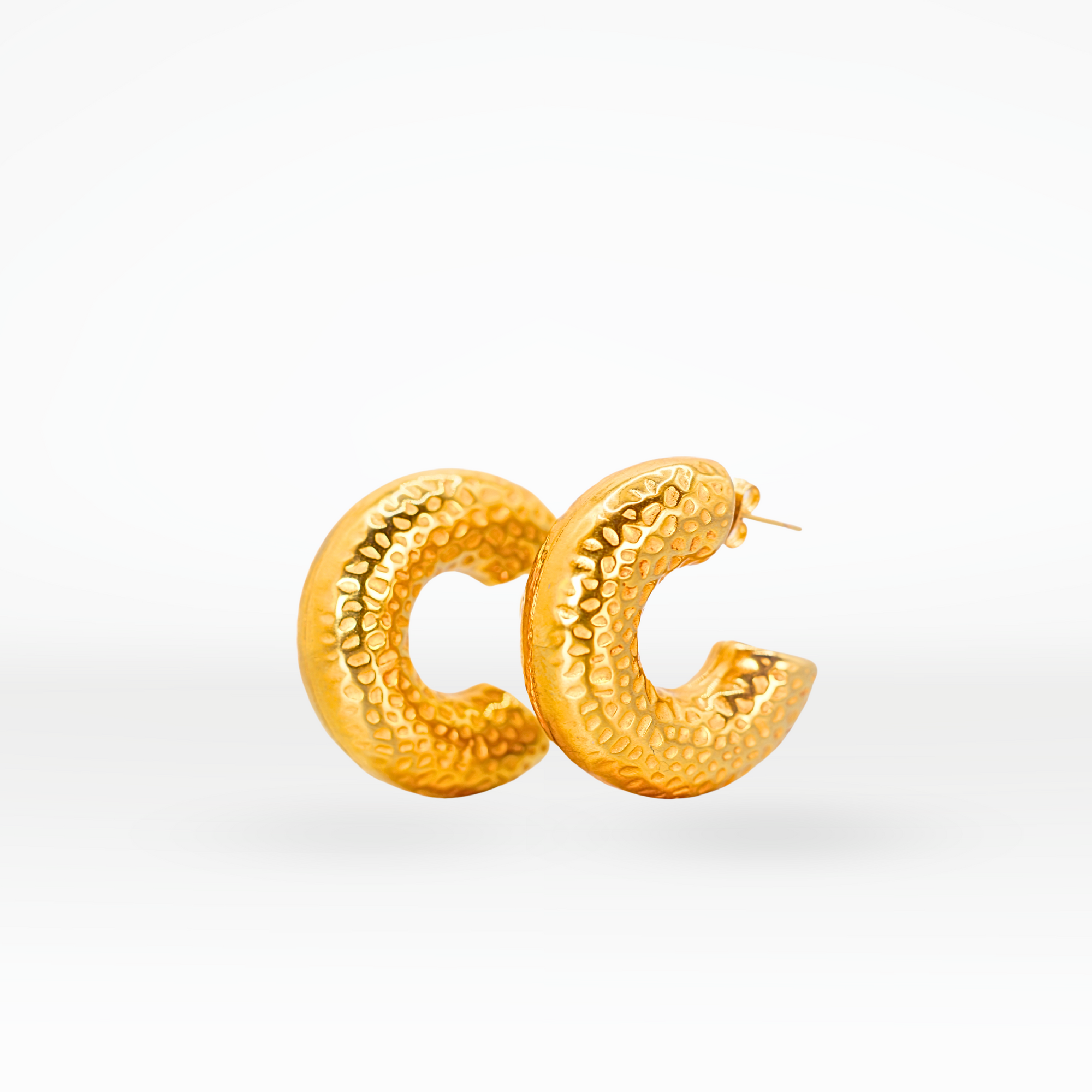 Gianna Chunky Huggie Earrings